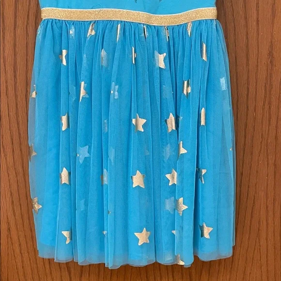 DISNEY UGC Girls size large (10/12) Blue Gold Live Action Little Mermaid Dress - Picture 3 of 9